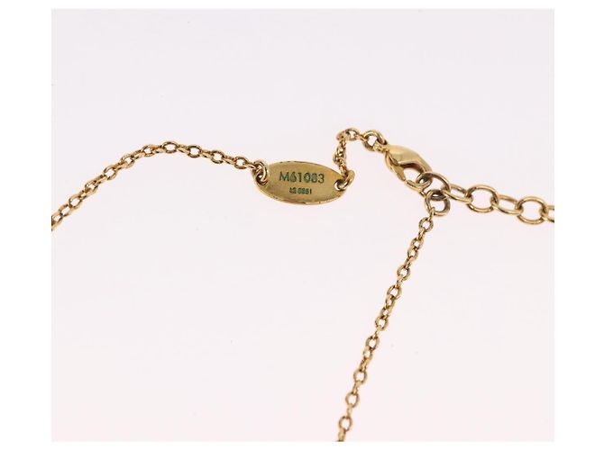 Collana Essential V LOUIS VUITTON Oro M61083 LV Auth bs36156 D'oro - vista 12