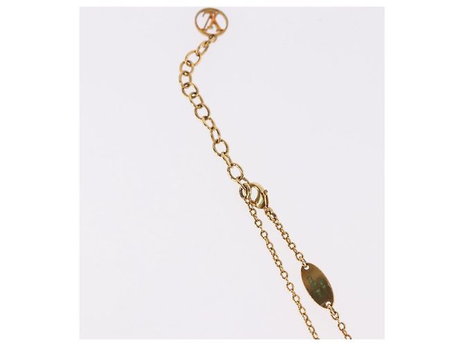 Collana Essential V LOUIS VUITTON Oro M61083 LV Auth bs36156 D'oro - vista 7