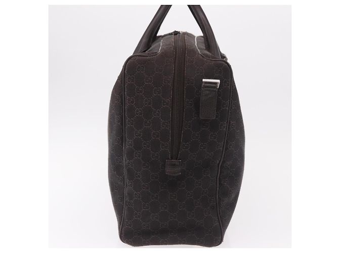 Borsa Boston GUCCI GG Canvas 2way Marrone Argento 196356 Auth mr2672 - Ansicht 4