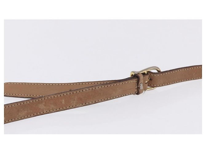 Céline Borsa a Spalla CELINE Macadam Canvas PVC Pelle Marrone Oro Auth BA14313 D'oro - vista 8