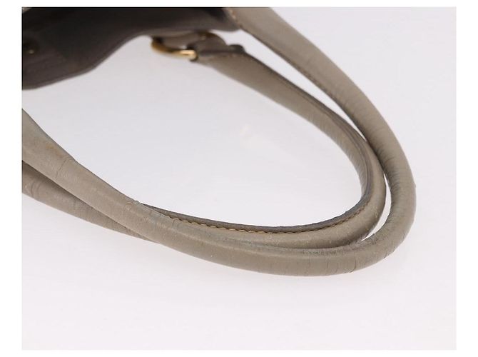 Borsa PRADA in pelle 2way Grigio Oro Auth bs36168 Marrone D'oro - vista 7