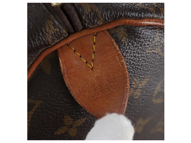 LOUIS VUITTON Borsa Boston Monogram Keepall 55 M41424 LV Auth 190777 Monogramma - vista 19