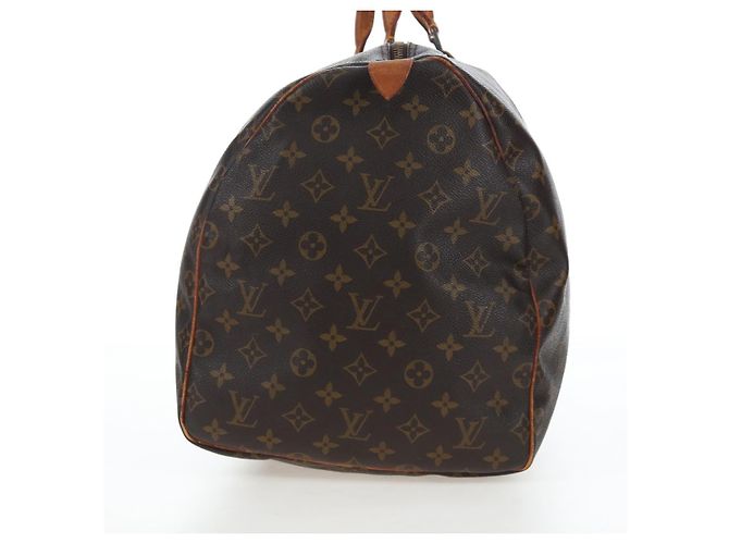 LOUIS VUITTON Borsa Boston Monogram Keepall 55 M41424 LV Auth 190777 Monogramma - vista 3