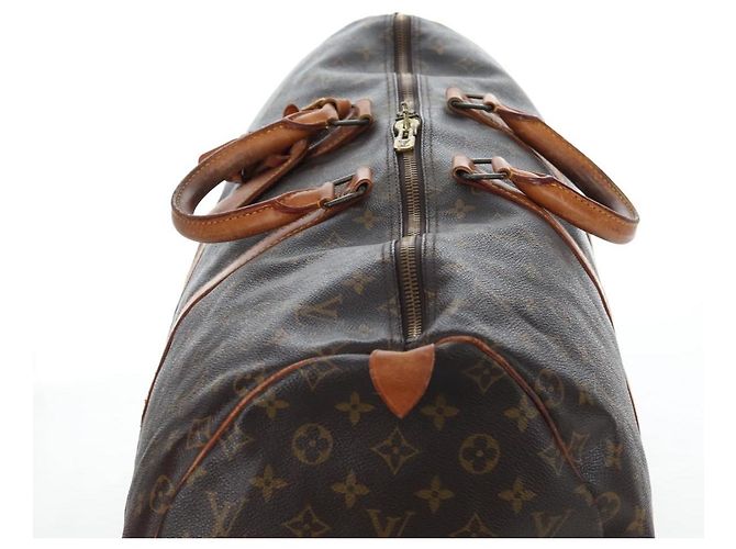 LOUIS VUITTON Borsa Boston Monogram Keepall 55 M41424 LV Auth 190777 Monogramma - vista 6