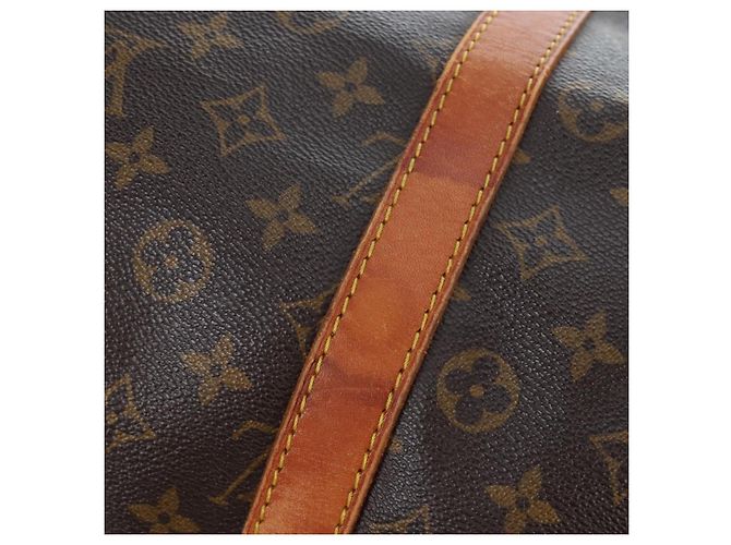 LOUIS VUITTON Borsa Boston Monogram Keepall 55 M41424 LV Auth 190777 Monogramma - vista 9