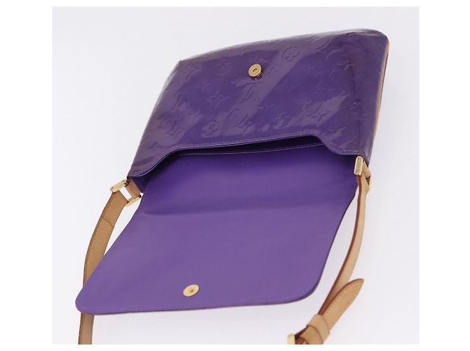 LOUIS VUITTON Monogram Vernis Thompson Street Purple Viole M91095 Auth BA14487 Porpora - vista 10