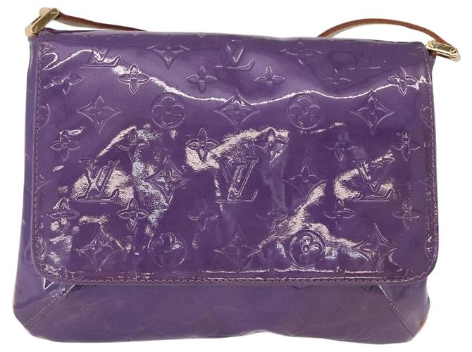LOUIS VUITTON Monogram Vernis Thompson Street Purple Viole M91095 Auth BA14487 Porpora - vista 13