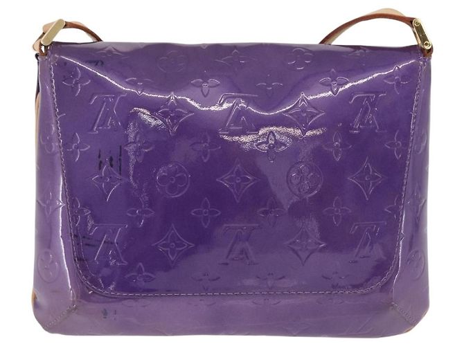 LOUIS VUITTON Monogram Vernis Thompson Street Purple Viole M91095 Auth BA14487 Porpora - vista 2