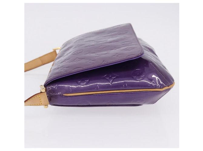 LOUIS VUITTON Monogram Vernis Thompson Street Purple Viole M91095 Auth BA14487 Porpora - vista 4