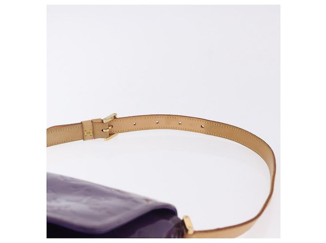 LOUIS VUITTON Monogram Vernis Thompson Street Purple Viole M91095 Auth BA14487 Porpora - vista 8