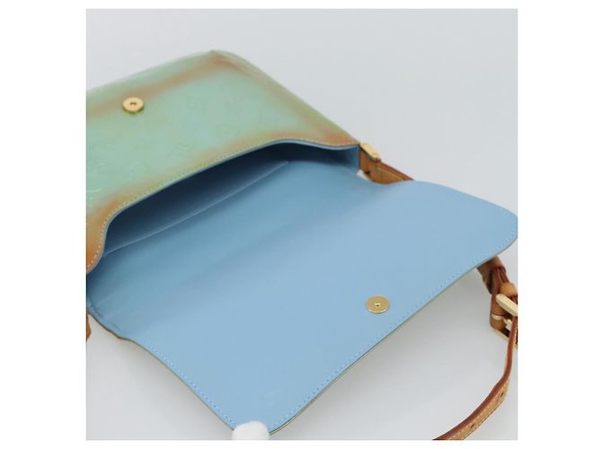 LOUIS VUITTON Monogram Vernis Thompson Street Baby Blue M91009 LV Auth ep15428 Light blue - view 10