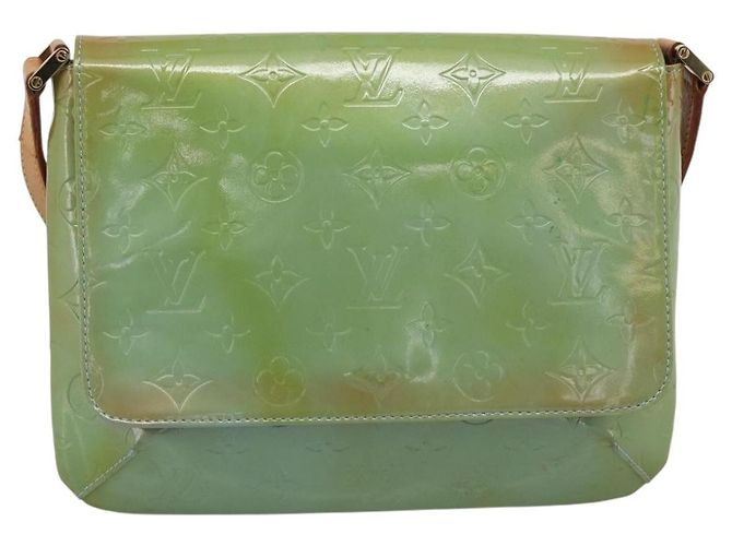 LOUIS VUITTON Monogram Vernis Thompson Street Baby Blue M91009 LV Auth ep15428 Light blue - view 13