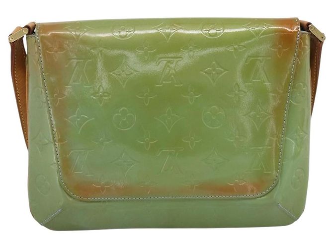 LOUIS VUITTON Monogram Vernis Thompson Street Baby Blue M91009 LV Auth ep15428 Light blue - view 2