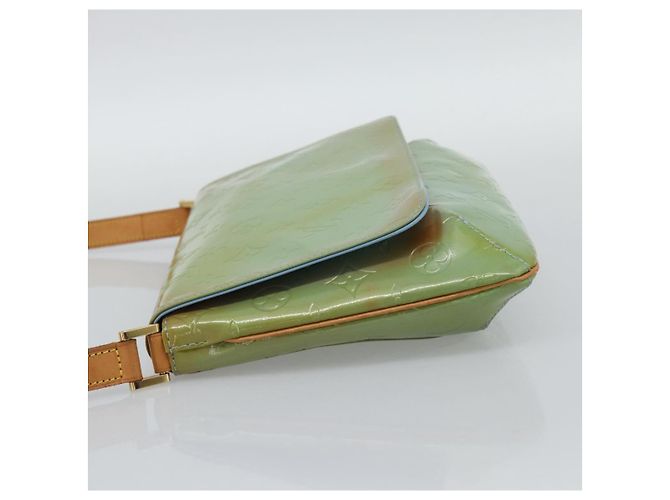 LOUIS VUITTON Monogram Vernis Thompson Street Baby Blue M91009 LV Auth ep15428 Light blue - view 3