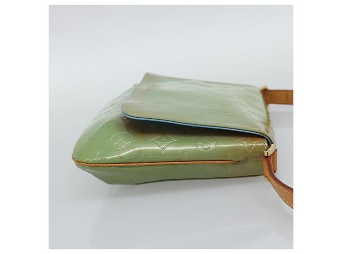 LOUIS VUITTON Monogram Vernis Thompson Street Baby Blue M91009 LV Auth ep15428 Light blue - view 4