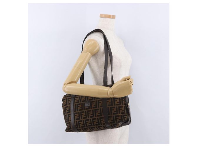 FENDI Zucca Canvas Tote Bag Braun Authentisch 192814 - Ansicht 23