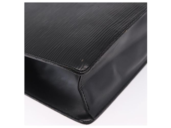 LOUIS VUITTON Epi Monceau 28 Hand Bag Black M52122 LV Auth ka5284 Preto - vista 16