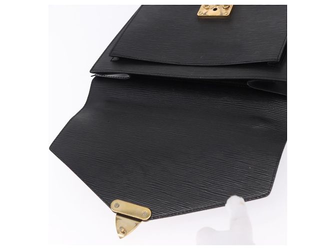 LOUIS VUITTON Epi Monceau 28 Hand Bag Black M52122 LV Auth ka5284 Preto - vista 19