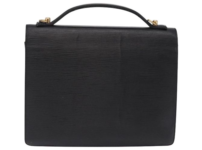 LOUIS VUITTON Epi Monceau 28 Hand Bag Black M52122 LV Auth ka5284 Preto - vista 2