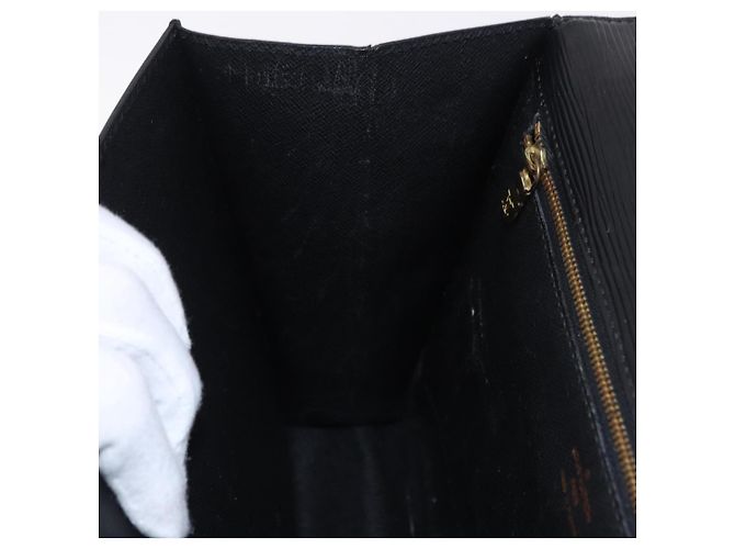 LOUIS VUITTON Epi Monceau 28 Hand Bag Black M52122 LV Auth ka5284 Preto - vista 22