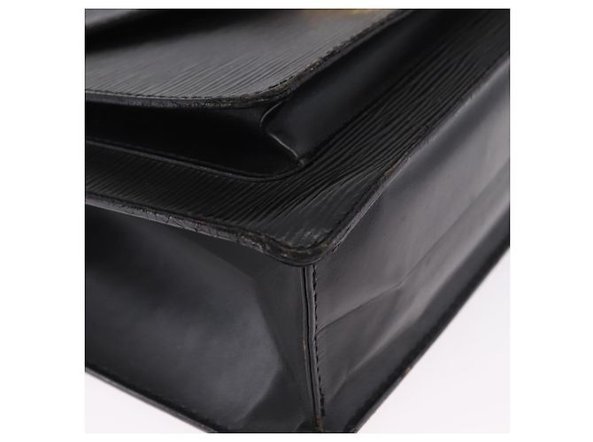 LOUIS VUITTON Epi Monceau 28 Hand Bag Black M52122 LV Auth ka5284 Preto - vista 8