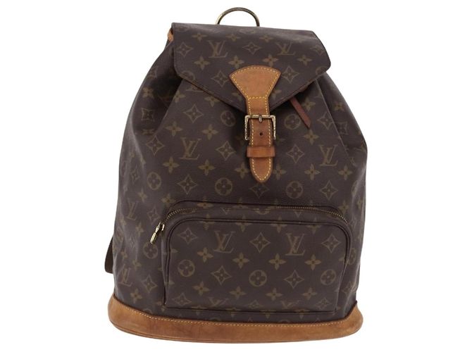 Zaino LOUIS VUITTON Monogram Montsouris GM M51135 LV Auth 191339 Monogramma - vista 13