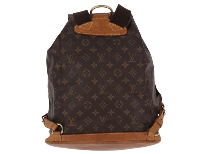 Zaino LOUIS VUITTON Monogram Montsouris GM M51135 LV Auth 191339 Monogramma - vista 2