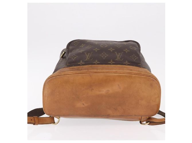 Zaino LOUIS VUITTON Monogram Montsouris GM M51135 LV Auth 191339 Monogramma - vista 5