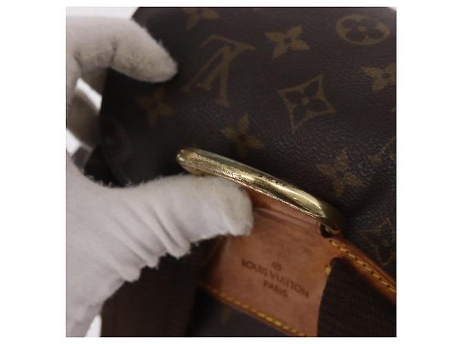Zaino LOUIS VUITTON Monogram Montsouris GM M51135 LV Auth 191339 Monogramma - vista 7
