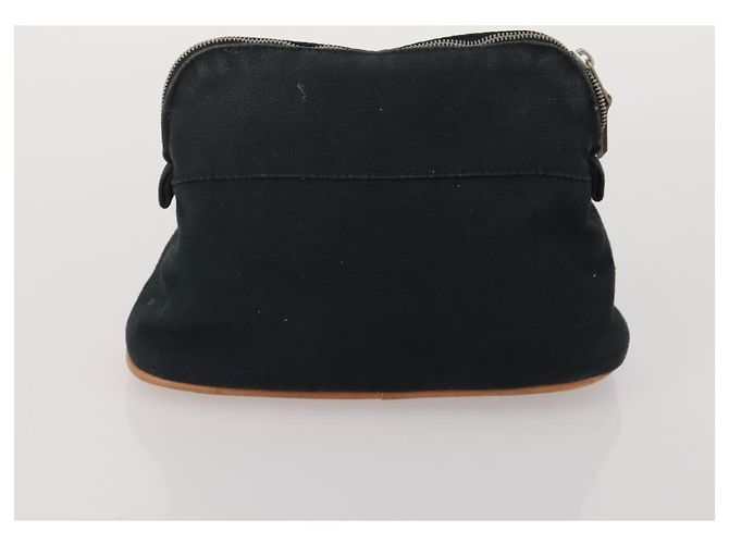 Hermès Borsa HERMES Canvas 2 Set Black Navy Auth fm5415 Nero Blu navy - vista 11