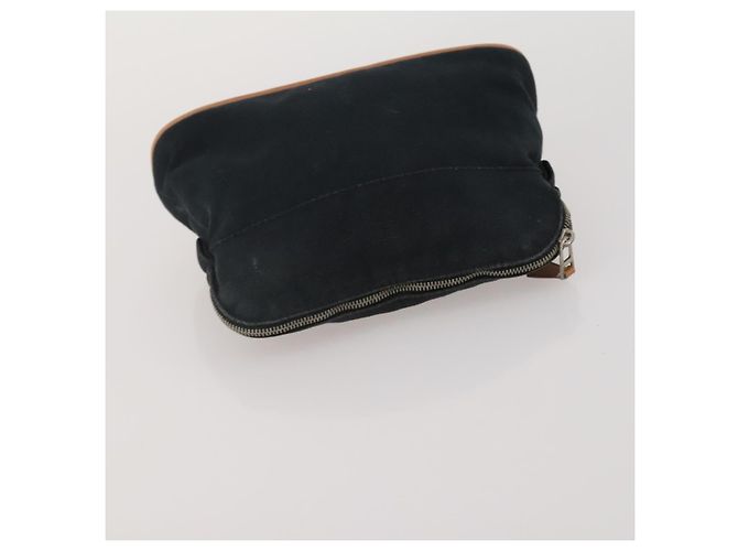 Hermès Borsa HERMES Canvas 2 Set Black Navy Auth fm5415 Nero Blu navy - vista 13