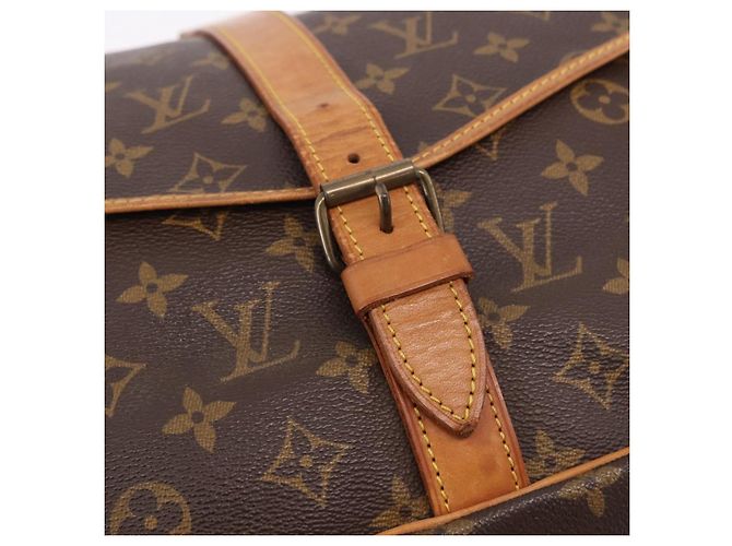 LOUIS VUITTON Borsa a Spalla Monogram Saumur 35 M42254 LV Auth ar13991 Monogramma - vista 10
