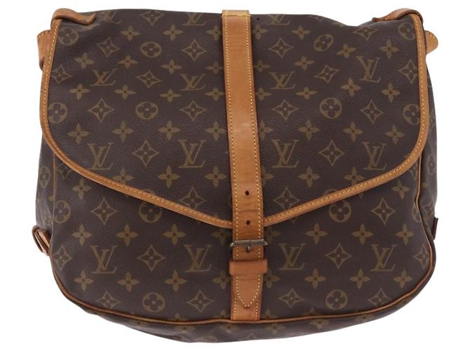 LOUIS VUITTON Borsa a Spalla Monogram Saumur 35 M42254 LV Auth ar13991 Monogramma - vista 13