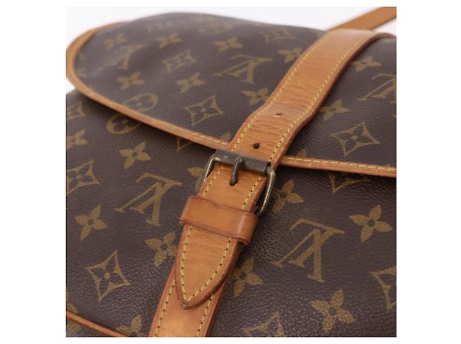 LOUIS VUITTON Borsa a Spalla Monogram Saumur 35 M42254 LV Auth ar13991 Monogramma - vista 19