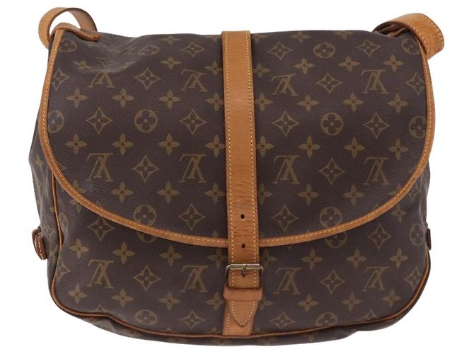 LOUIS VUITTON Borsa a Spalla Monogram Saumur 35 M42254 LV Auth ar13991 Monogramma - vista 2