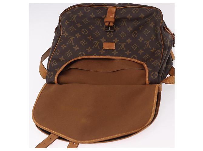 LOUIS VUITTON Borsa a Spalla Monogram Saumur 35 M42254 LV Auth ar13991 Monogramma - vista 21
