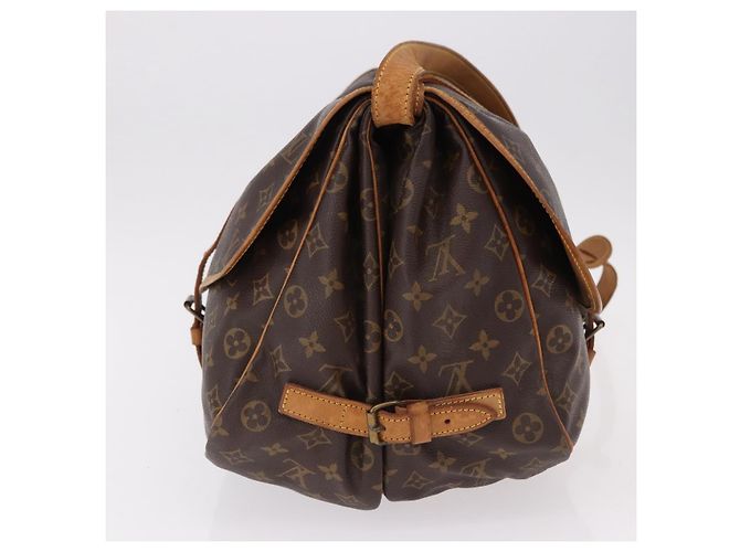 LOUIS VUITTON Borsa a Spalla Monogram Saumur 35 M42254 LV Auth ar13991 Monogramma - vista 3