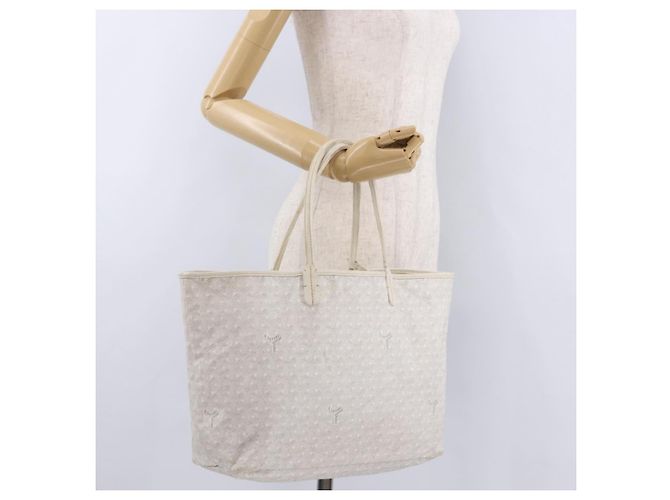 GOYARD Herringbone Saint Louis PM Tote Bag PVC Weiß Authentisch ka5207 - Ansicht 19