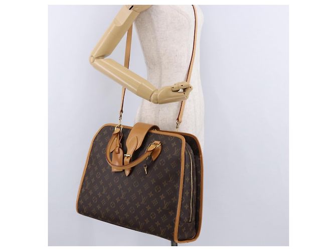 LOUIS VUITTON Monogram Rivoli Hand Bag M53380 LV Auth ka5236A - view 31