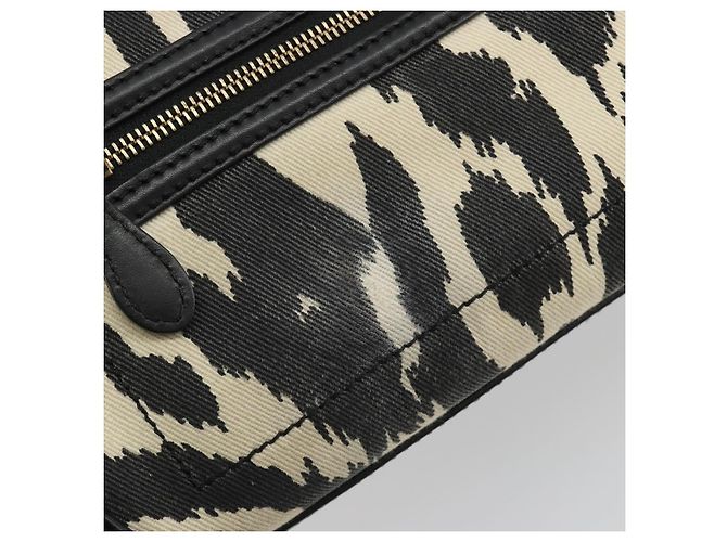 Céline Borsa CELINE Luggage in tela nero e oro Auth 191825V D'oro - vista 19