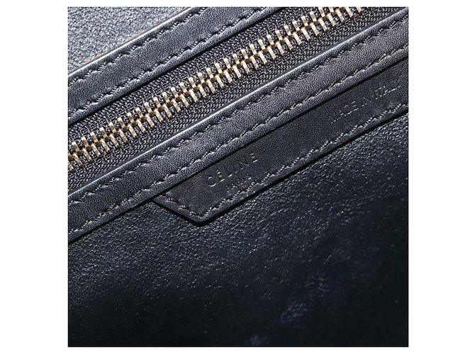 Céline Borsa CELINE Luggage in tela nero e oro Auth 191825V D'oro - vista 20