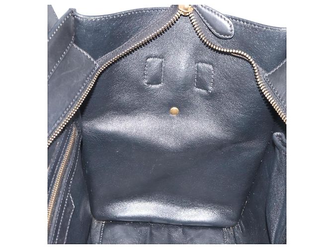 Céline Borsa CELINE Luggage in tela nero e oro Auth 191825V D'oro - vista 21