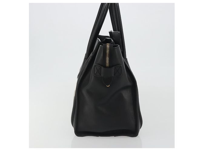 Céline Borsa CELINE Luggage in tela nero e oro Auth 191825V D'oro - vista 3