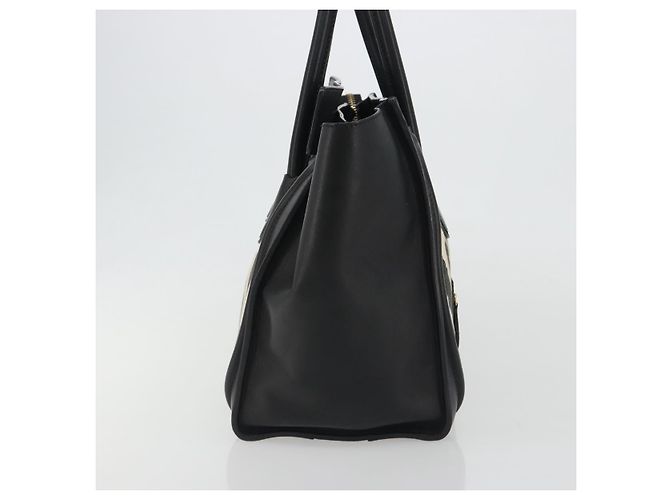 Céline Borsa CELINE Luggage in tela nero e oro Auth 191825V D'oro - vista 4