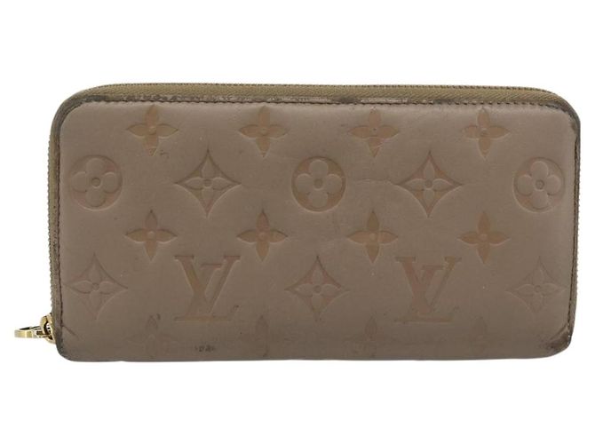 LOUIS VUITTON Zippy Wallet Monogram Emboss Long Wallet Beige M81511 Auth 192854 - Ansicht 13