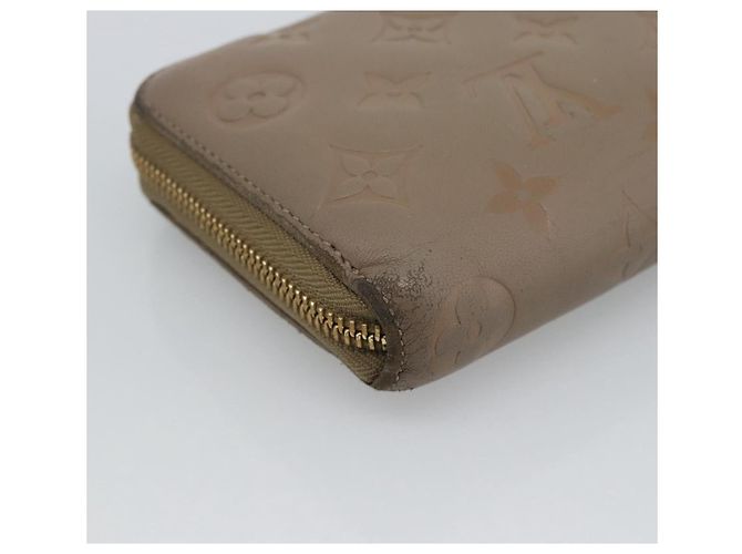 LOUIS VUITTON Zippy Wallet Monogram Emboss Long Wallet Beige M81511 Auth 192854 - Ansicht 16