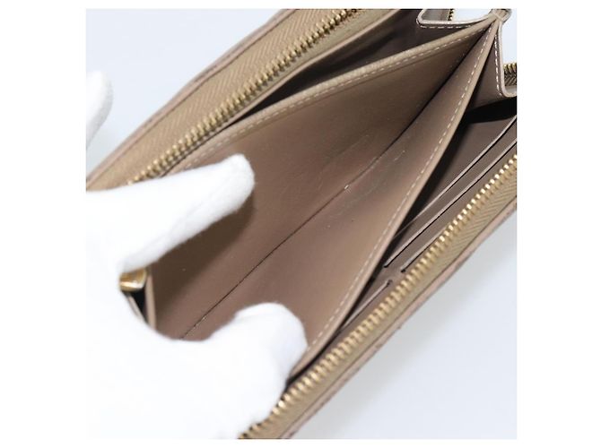 LOUIS VUITTON Zippy Wallet Monogram Emboss Long Wallet Beige M81511 Auth 192854 - Ansicht 20