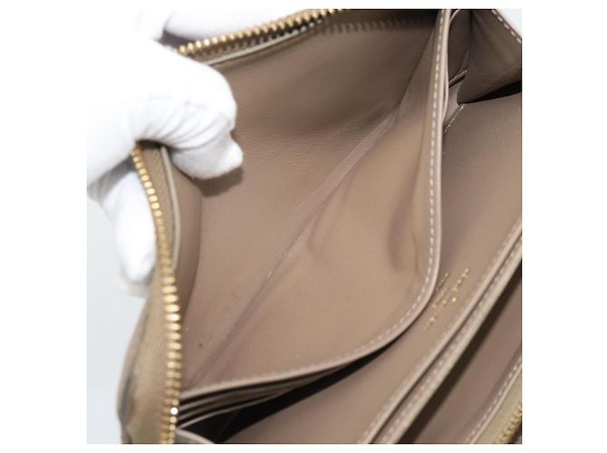 LOUIS VUITTON Zippy Wallet Monogram Emboss Long Wallet Beige M81511 Auth 192854 - Ansicht 22