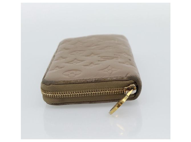 LOUIS VUITTON Zippy Wallet Monogram Emboss Long Wallet Beige M81511 Auth 192854 - Ansicht 3