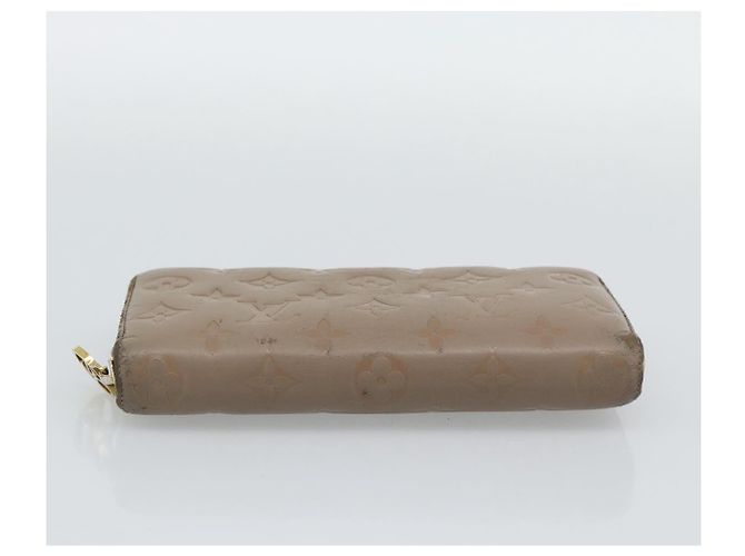 LOUIS VUITTON Zippy Wallet Monogram Emboss Long Wallet Beige M81511 Auth 192854 - Ansicht 6